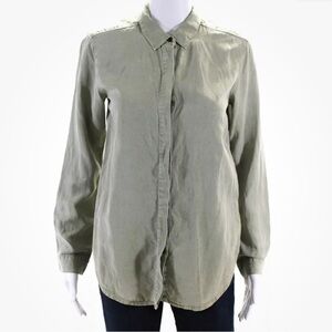 AYR olive super soft button down shirt.  NWOT.  XS.  Bought and never wore.